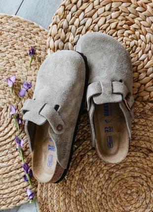 Трендовые birkenstock замш кожа