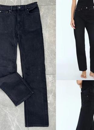Чорні джинси zara прямые джинсы zara