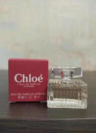 Chloe l'eau de parfum intense 5мл
