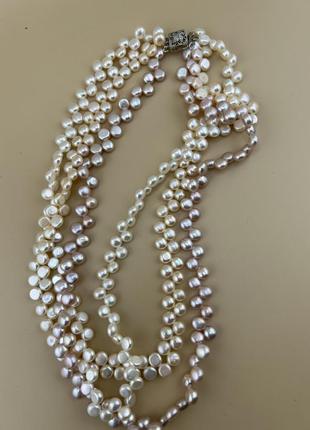 Намисто з натуральних перлів