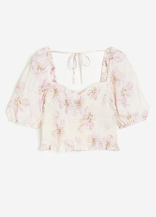 Гарна блуза в квіти від h&m