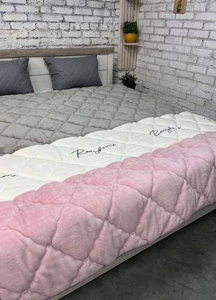 Одеяло теплое комбинированное флис-мех