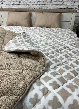 Одеяло теплое комбинированное флис-мех