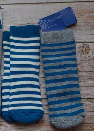 Махровые носки махрові шкарпетки 23/26 2-4 года lupilu для мальчика хлопчика