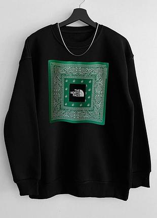 Чоловічий вінтажний оверсайз світшот the north face