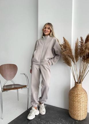 Жіночий теплий костюм на флісі
