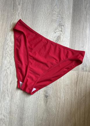 🍦красные купальные плавки низ от купальника george 14/xl