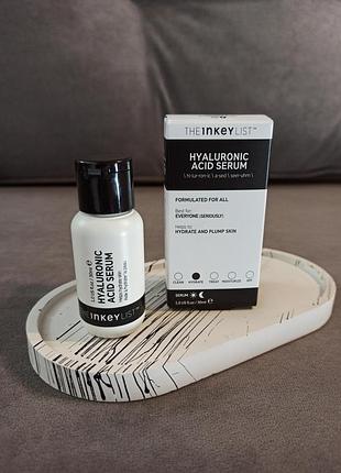 Антивозрастная увлажняющая сыворотка the inkey list hyaluronic acid serum 30ml