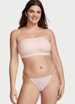 Эластичный мягкий бесшовный бюстгальтер без бретелей victoria’s secret s-dd