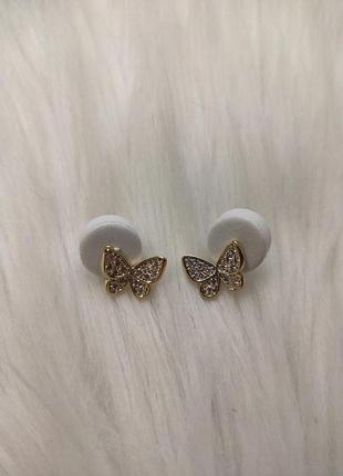 Сережки метелики