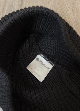 Marmot wool beanie мужская шерстяная шапка бини3 фото
