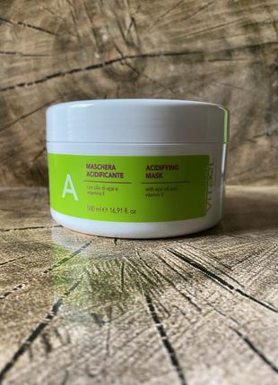 Маска для фарбованого волосся vitael colored hair acidifying