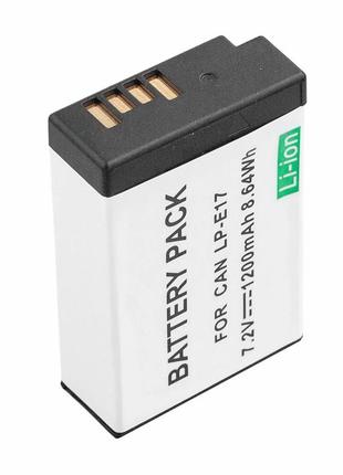 Aкумулятор alitek для canon lp-e17, 1200 mah + зарядний пристрій