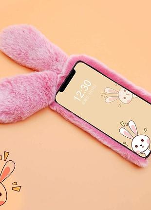 Панель чехол для apple iphone 12 / 12 pro alitek зайчик pink 3