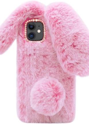 Панель чехол для apple iphone 12 / 12 pro alitek зайчик pink 2