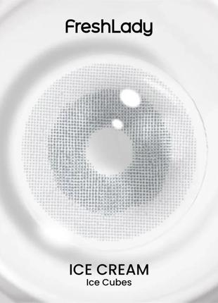 Сірі контактні лінзи для очей, чудове покриття свого кольору + контейнер для зберігання