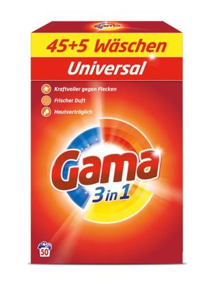 Порошок для стирки gama 3кг universal
