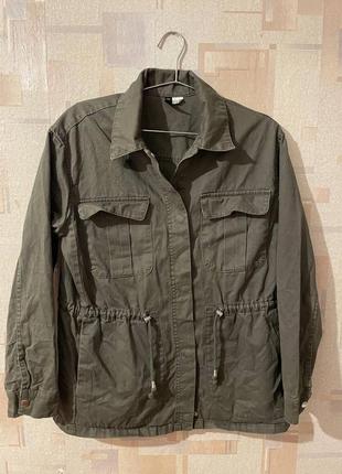 Куртка в стиле сафари h&m divided