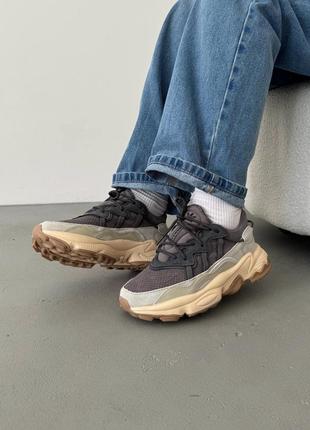 Кросівки adidas ozweego grey/beige кроссовки