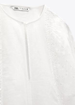 Святкова блуза/сорочка zara з лімітованої колекції. привезена з португалії.5 фото
