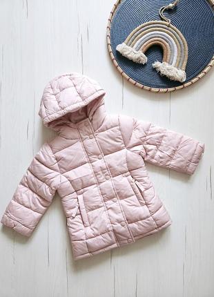 Куртка демисезонная детская 92-98см, 2-3роки, куртка детская на флисе, куртка водонепроницаемая для девочки еврозима