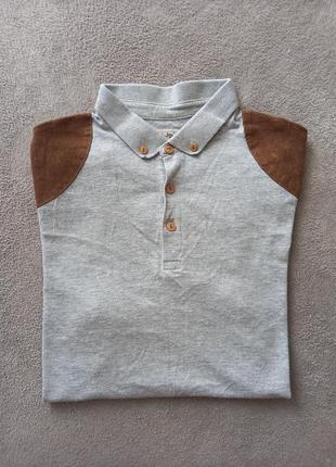 Брендовая футболка поло burton menswear / skinny fit.