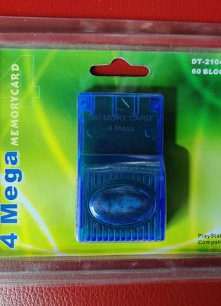 Memory card карта пам'яті для sony playstation ps1 ps one 4 mb
