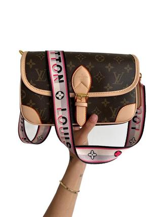 Шкіряна сумка в стилі луї віттон louis vuitton