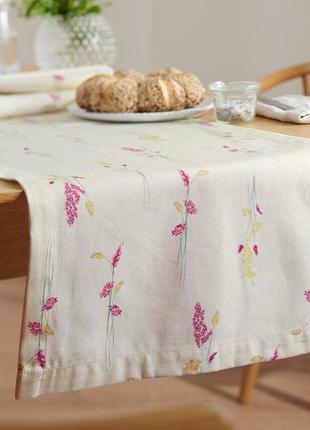 Скатерть, раннер, скатерть, дорожка, ранер с цветочным принтом