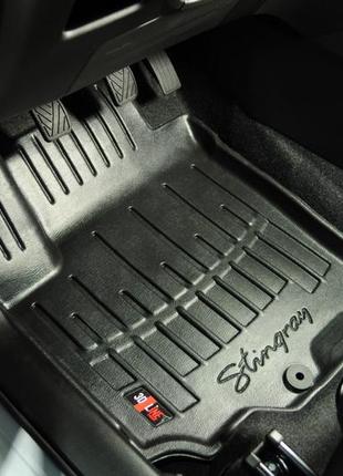 Коврик в багажник daymart 3d для skoda fabia iv (2021-...) (hatchback) (lower trunk) шкода