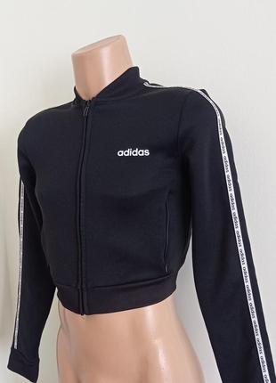 Укороченная зепка adidas с длинными рукавами2 фото