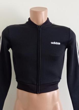 Укороченная зепка adidas с длинными рукавами