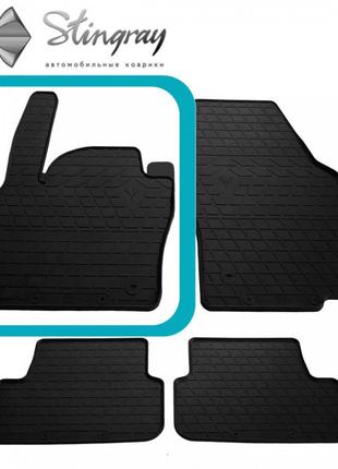 Водійський гумовий килимок передній лівий для skoda scala (2019-...) шкода