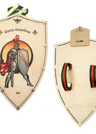 Щит дерев'яний "піший лицар" kng