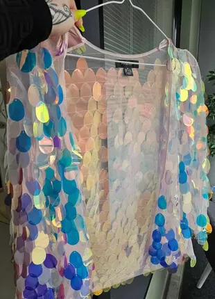 Піджак із паєтками новий. primark