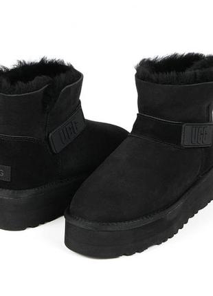 Уггі жіночі на платформі Toddler Girls UGG Bailey Bow II Shearling Boots