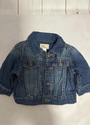 Джинсовая куртка gap 3-6 мес