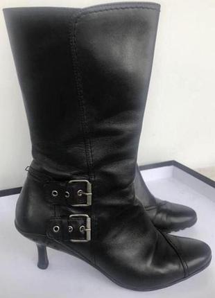 Кожаные итальянские сапоги, полусапоги nursace