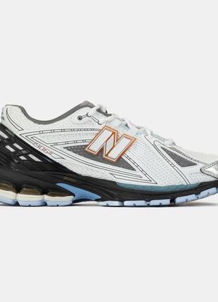 Брендовые женские кроссовки new balance 1906r white black grey * pinapd
