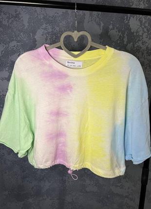 Оверсайз футболка bershka