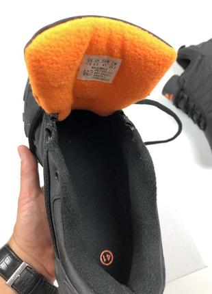 Зимние мужские кроссовки merrell winter black orange черного с оранжевым цветов термо