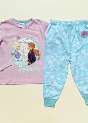Трикотажна піжама для дівчинки primark примарк оригінал frozen disney