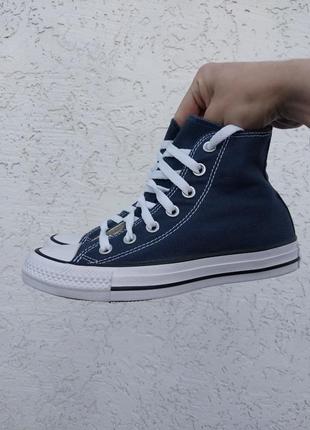 Оригінал • високі кеди converse chuck taylor all star hi navy blue