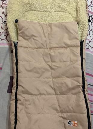 Зимовий конверт на овчині