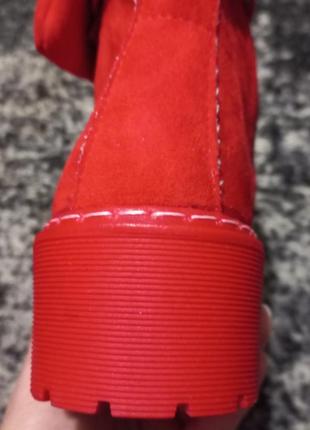 Жіночі стильні замшеві черевики прошиті на блискавці та шнурівці демі.