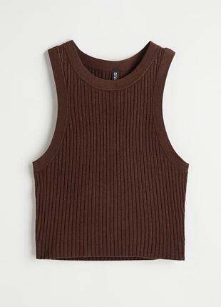 Топ майка в рубчик