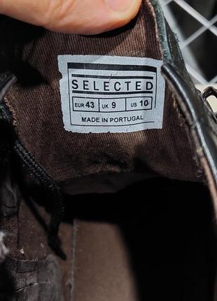 Кожаные челси от selected portugal 5
