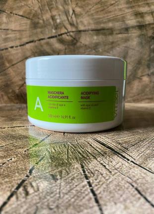 Маска для фарбованого волосся vitael colored hair acidifying