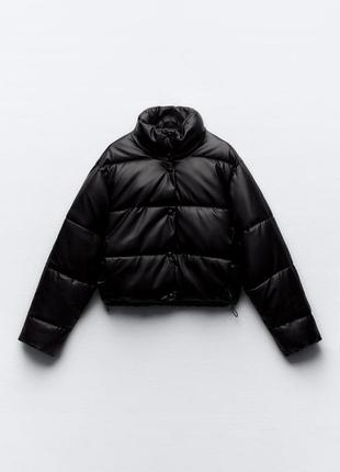 Куртка из искусственной кожи zara