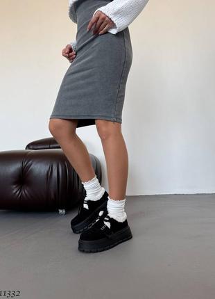 Сноубутси з хутром teddy